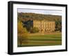 West Elevation, Chatsworth House in Autumn, Derbyshire, England-Nigel Francis-Framed Photographic Print