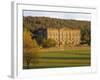 West Elevation, Chatsworth House in Autumn, Derbyshire, England-Nigel Francis-Framed Photographic Print