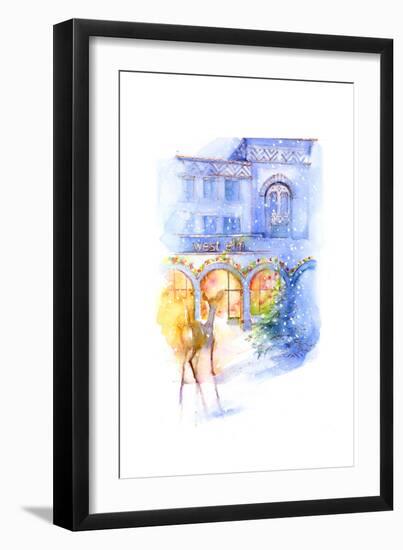 West Elm at Christmas, 2016-John Keeling-Framed Giclee Print