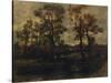 West End Fields, Hampstead, c1833-John Constable-Stretched Canvas