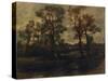 West End Fields, Hampstead, c1833-John Constable-Stretched Canvas