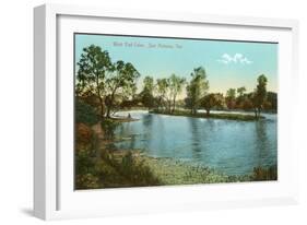 West End Lake, San Antonio, Texas-null-Framed Art Print