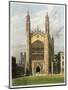 West End of Kings College Chapel, Cambridge, The History of Cambridge, Engraved Daniel Havell-Frederick Mackenzie-Mounted Giclee Print