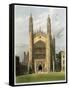 West End of Kings College Chapel, Cambridge, The History of Cambridge, Engraved Daniel Havell-Frederick Mackenzie-Framed Stretched Canvas