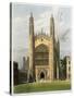 West End of Kings College Chapel, Cambridge, The History of Cambridge, Engraved Daniel Havell-Frederick Mackenzie-Stretched Canvas