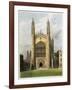 West End of Kings College Chapel, Cambridge, The History of Cambridge, Engraved Daniel Havell-Frederick Mackenzie-Framed Giclee Print