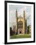 West End of Kings College Chapel, Cambridge, The History of Cambridge, Engraved Daniel Havell-Frederick Mackenzie-Framed Giclee Print