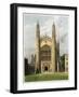 West End of Kings College Chapel, Cambridge, The History of Cambridge, Engraved Daniel Havell-Frederick Mackenzie-Framed Giclee Print