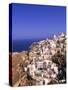 West End of Santorini, Greece-Walter Bibikow-Stretched Canvas