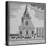 West End of the Church of St Edmund the King, City of London, 1750-null-Stretched Canvas