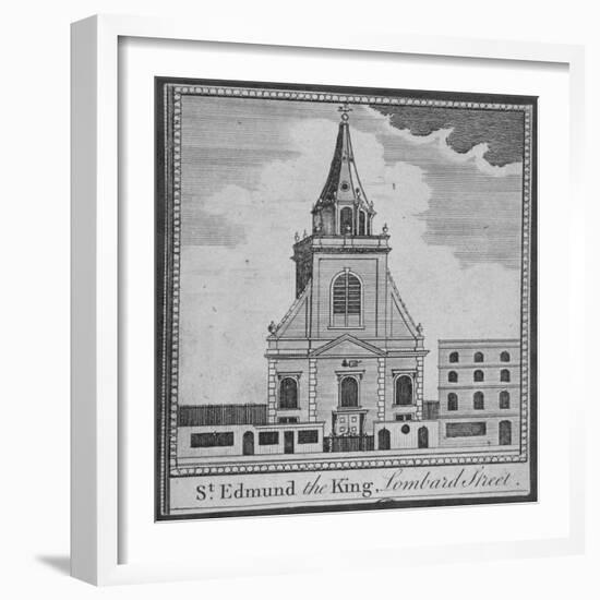 West End of the Church of St Edmund the King, City of London, 1750-null-Framed Giclee Print