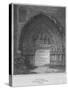 'West Entrance to Holyrood Chapel, Edinburgh', 1814-John Greig-Stretched Canvas