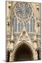 West facade, Metz Cathedral, Metz, Lorraine, France-Godong-Mounted Photographic Print
