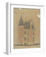 West Facade of a Hotel Neo-Renaissance Corner Turret-Antoine Zoegger-Framed Giclee Print