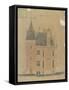 West Facade of a Hotel Neo-Renaissance Corner Turret-Antoine Zoegger-Framed Stretched Canvas