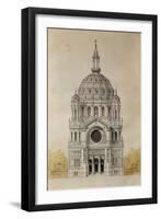 West Facade of the Church of St. Augustin, Paris, Built 1860-71-Victor Baltard-Framed Giclee Print