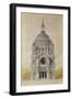 West Facade of the Church of St. Augustin, Paris, Built 1860-71-Victor Baltard-Framed Giclee Print