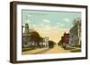 West First Street, Oswego, New York-null-Framed Art Print