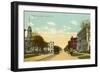 West First Street, Oswego, New York-null-Framed Art Print