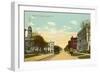 West First Street, Oswego, New York-null-Framed Art Print