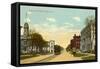 West First Street, Oswego, New York-null-Framed Stretched Canvas