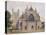 West Front, Exeter Cathedral-George Nattress-Stretched Canvas