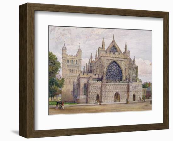 West Front, Exeter Cathedral-George Nattress-Framed Giclee Print