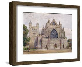 West Front, Exeter Cathedral-George Nattress-Framed Giclee Print