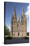 West Front, Lichfield Cathedral, Lichfield, Staffordshire, England, United Kingdom-Nick Servian-Stretched Canvas