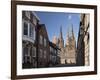 West Front, Lichfield Cathedral, Lichfield, Staffordshire, England, United Kingdom-Nick Servian-Framed Photographic Print