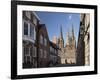 West Front, Lichfield Cathedral, Lichfield, Staffordshire, England, United Kingdom-Nick Servian-Framed Photographic Print
