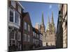 West Front, Lichfield Cathedral, Lichfield, Staffordshire, England, United Kingdom-Nick Servian-Mounted Photographic Print