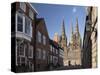 West Front, Lichfield Cathedral, Lichfield, Staffordshire, England, United Kingdom-Nick Servian-Stretched Canvas