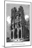 West Front of Amiens Cathedral, 1843-J Jackson-Mounted Giclee Print