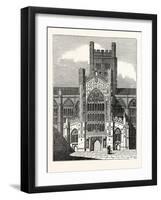 West Front of Bath Abbey-Church-null-Framed Giclee Print