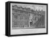 West Front of Blackwell Hall, City of London, 1812-S Lacey-Framed Stretched Canvas