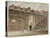 West Front of Blackwell Hall, King Street, City of London, 1811-George Shepherd-Stretched Canvas