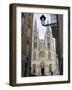 West Front of Burgos Cathedral, Seen from a Narrow Side Street, Burgos, Castilla Y Leon-Nick Servian-Framed Photographic Print