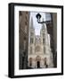 West Front of Burgos Cathedral, Seen from a Narrow Side Street, Burgos, Castilla Y Leon-Nick Servian-Framed Photographic Print