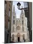 West Front of Burgos Cathedral, Seen from a Narrow Side Street, Burgos, Castilla Y Leon-Nick Servian-Mounted Photographic Print