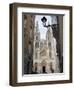 West Front of Burgos Cathedral, Seen from a Narrow Side Street, Burgos, Castilla Y Leon-Nick Servian-Framed Photographic Print