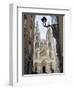 West Front of Burgos Cathedral, Seen from a Narrow Side Street, Burgos, Castilla Y Leon-Nick Servian-Framed Photographic Print