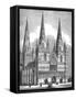 West Front of Lichfield Cathedral, Staffordshire, c1843-J Jackson-Framed Stretched Canvas