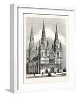 West Front of Lichfield Cathedral-null-Framed Giclee Print
