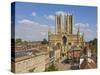 West Front of Lincoln Cathedral and Exchequer Gate, Lincoln, Lincolnshire, England, United Kingdom-Neale Clarke-Stretched Canvas