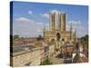 West Front of Lincoln Cathedral and Exchequer Gate, Lincoln, Lincolnshire, England, United Kingdom-Neale Clarke-Stretched Canvas