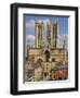 West Front of Lincoln Cathedral and Exchequer Gate, Lincoln, Lincolnshire, England, United Kingdom-Neale Clarke-Framed Photographic Print