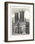 West Front of Lincoln Cathedral-null-Framed Giclee Print