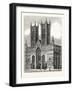 West Front of Lincoln Cathedral-null-Framed Giclee Print