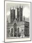 West Front of Lincoln Cathedral-null-Mounted Giclee Print